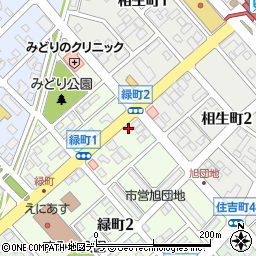 エイブルネットワーク恵庭店周辺の地図