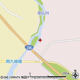北伏古橋周辺の地図
