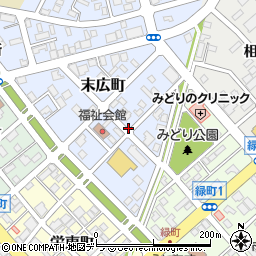 〒061-1446 北海道恵庭市末広町の地図