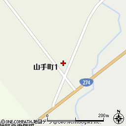 〒055-2308 北海道沙流郡日高町山手町の地図