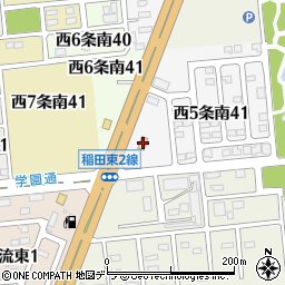セイコーマート稲田南店周辺の地図