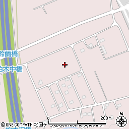 北海道恵庭市柏木町周辺の地図