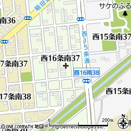 北海道帯広市西１６条南37丁目3周辺の地図