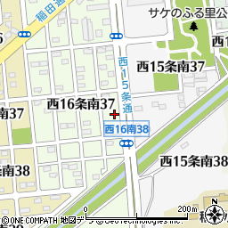 北海道帯広市西１６条南37丁目2周辺の地図