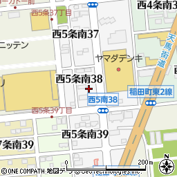 北海道帯広市西５条南38丁目2周辺の地図