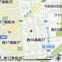 北海道帯広市西１６条南37丁目7周辺の地図