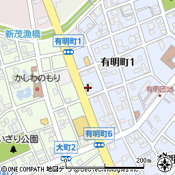 丸亀製麺 恵庭店周辺の地図