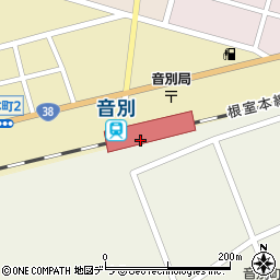 音別駅周辺の地図