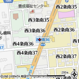 北海道帯広市西３条南36丁目1周辺の地図