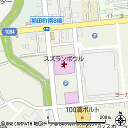 ゲームセンターディノスパーク帯広稲田周辺の地図