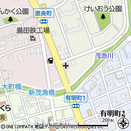 有限会社車検のコバック恵庭店ローダーサービステール周辺の地図