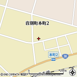 北海道釧路市音別町本町2丁目48周辺の地図