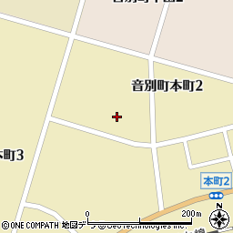 北海道釧路市音別町本町3丁目37周辺の地図