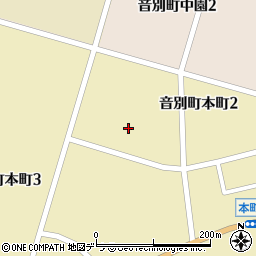 北海道釧路市音別町本町3丁目33周辺の地図