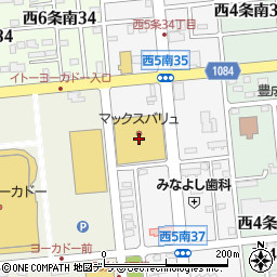 マックスバリュ稲田店周辺の地図