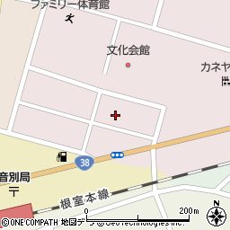 北海道釧路市音別町朝日2丁目64周辺の地図