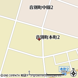 北海道釧路市音別町本町3丁目31周辺の地図