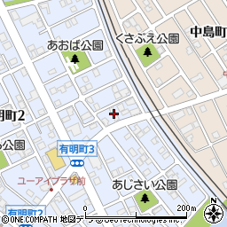 中岡荘周辺の地図
