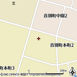 北海道釧路市音別町本町3丁目13周辺の地図