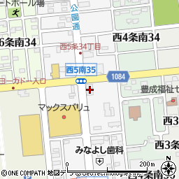 魚べい帯広稲田店周辺の地図