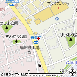 はま寿司恵庭店周辺の地図