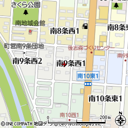 〒044-0043 北海道虻田郡倶知安町南九条西の地図