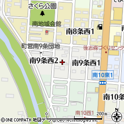 北海道虻田郡倶知安町南９条西周辺の地図