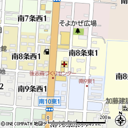 ワーク＆アイ　倶知安店周辺の地図