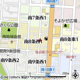 北海道虻田郡倶知安町南８条西1丁目周辺の地図