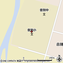 釧路市役所　教育委員会音別町スケートリンク周辺の地図