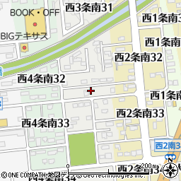 北海道帯広市西３条南32丁目42周辺の地図