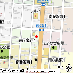 倶知安南郵便局周辺の地図