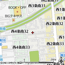 北海道帯広市西３条南32丁目27周辺の地図