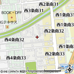 北海道帯広市西３条南32丁目20周辺の地図