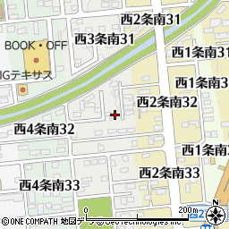 北海道帯広市西３条南32丁目19周辺の地図