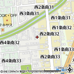 北海道帯広市西３条南32丁目18周辺の地図