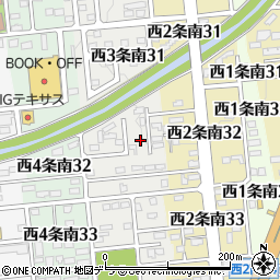 北海道帯広市西３条南32丁目16周辺の地図