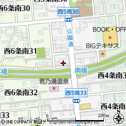 株式会社軽自動車館　帯広店周辺の地図