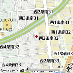 北海道帯広市西３条南32丁目12周辺の地図