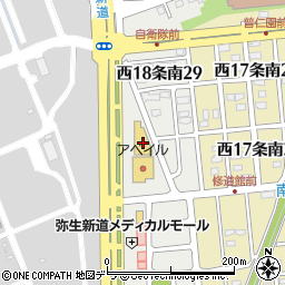 シャンブル帯広南店周辺の地図