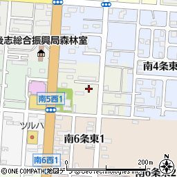 北海道倶知安町（虻田郡）南５条東周辺の地図