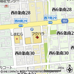 フクハラ弥生店周辺の地図