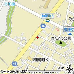 セイコーマート恵庭柏陽店周辺の地図