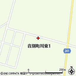 北海道釧路市音別町川東周辺の地図