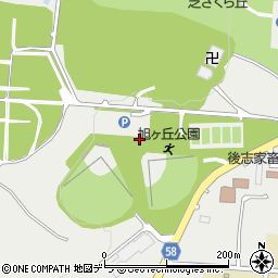 倶知安町営球場管理センター周辺の地図