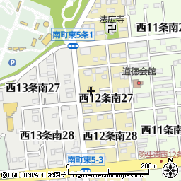 セイコーマート帯広公園東通店周辺の地図