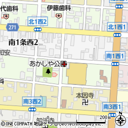 株式会社紅乃花や　ラッキー倶知安店周辺の地図