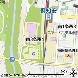 北海道虻田郡倶知安町南３条西周辺の地図