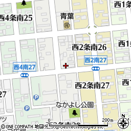 北海道帯広市西３条南26丁目20周辺の地図