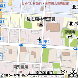 北海道社会福祉協議会後志地区事務所周辺の地図